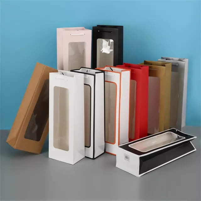 Gift Bag Decorative Open Window Translucent Visible Gift Bag Wide Application