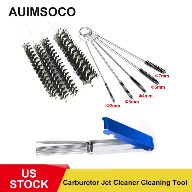 Parts Carburetor Carb Jet Cleaning Tool Set Wire Cleaner Kit For Motorcycle ATV