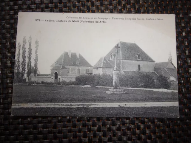 cpa - CHÂTEAU de CORCELLES les ARTS (Côte d'Or)