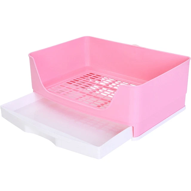 Bunny Cage Toilet Maison Pet Toilet Guinée Pigne Litter Potty Plastic Pet Potty