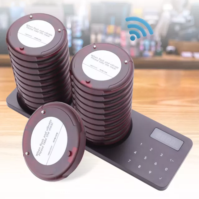 Cheap 16 Best Restaurant Cafe Food Ready Wireless Order Call Guest Paging  System Slim Vibrating Bip Pager Table Buzzers for Sale - China Restaurant  Buzzer and Buzzer System price