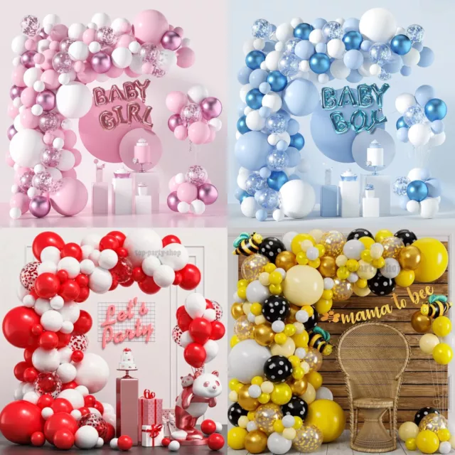 Balloon Arch Kit +Balloons Garland Birthday Wedding Party Baby Shower Decor UK2