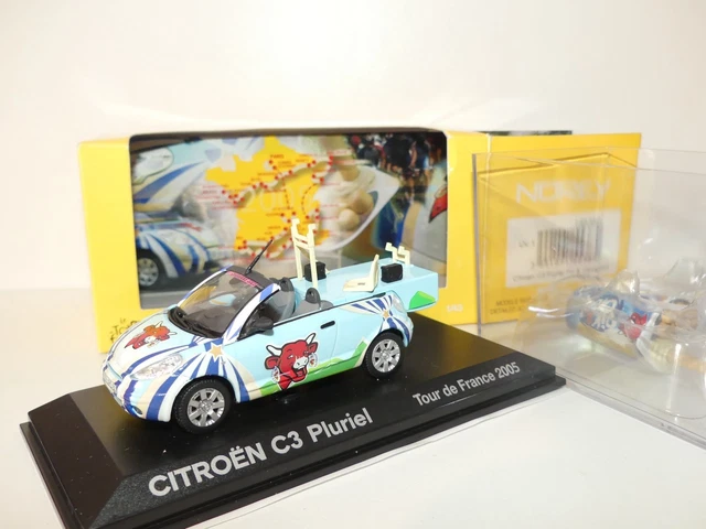 CITROEN C3 PLURIEL Tour De France 2005 PIC ET CROQ VACHE QUI RIT NOREV 1:43