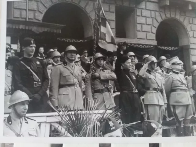 Fotografia fascismo Torino Genio 27.5.35 f.to 13 x 18