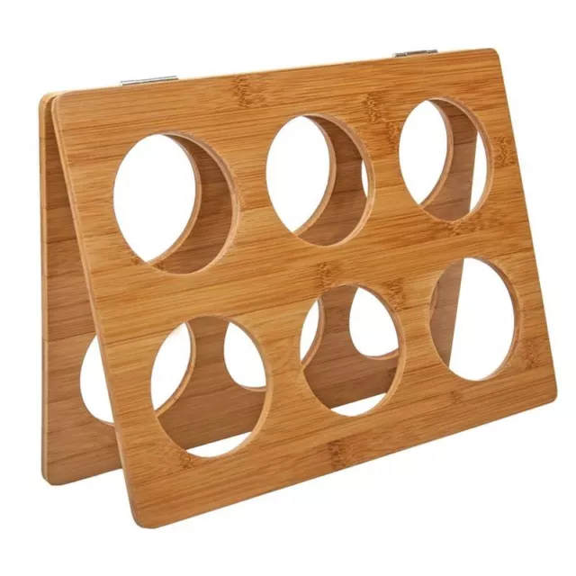 Benzer - Ecozon Bamboo 6 Bottle Wine Rack