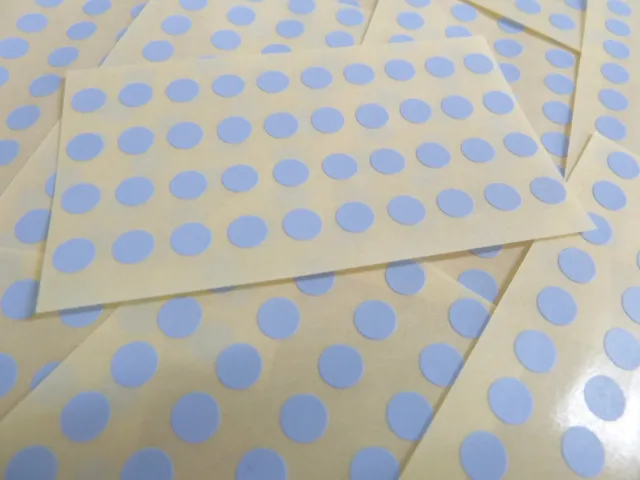 6mm Round dot Stickers Coloured Circles Small Circular Sticky Labels 32 colours