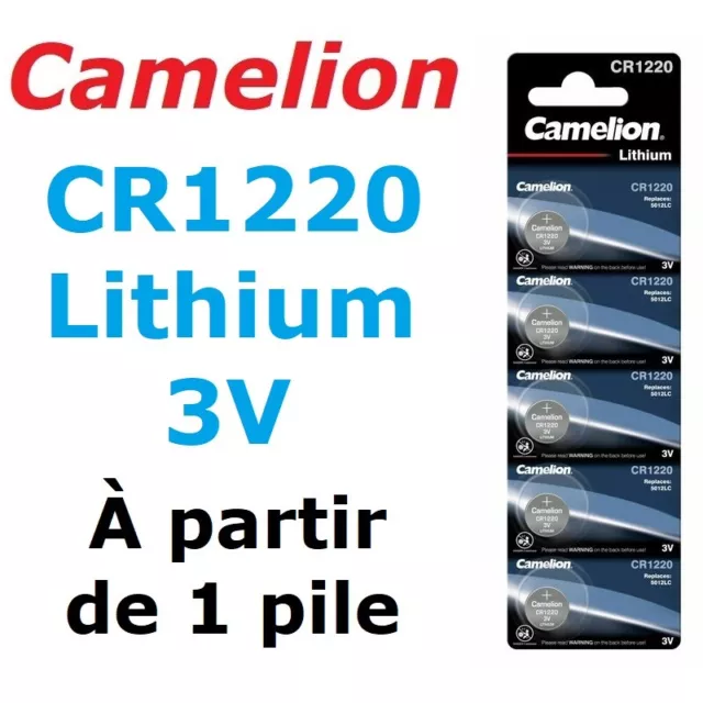 Pile bouton CR1616 Camelion, pile au lithium camelion 3 volts 50 mAh