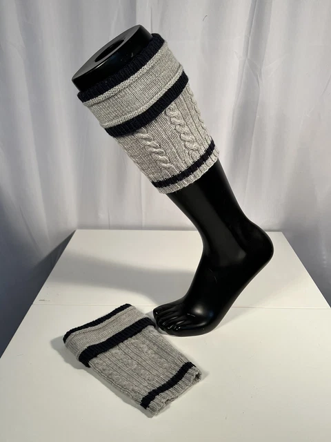 M/L Hand Knit Loferl German Socks Oktoberfest Traditional Trachten Wadenstrümpfe