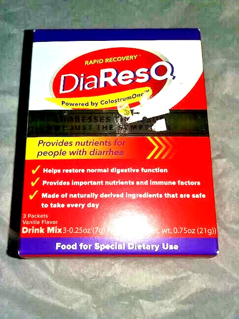 😎🎁DIARRHEA RELIEF  😎DiaResQ Adult's Rapid Recovery🔥🎁