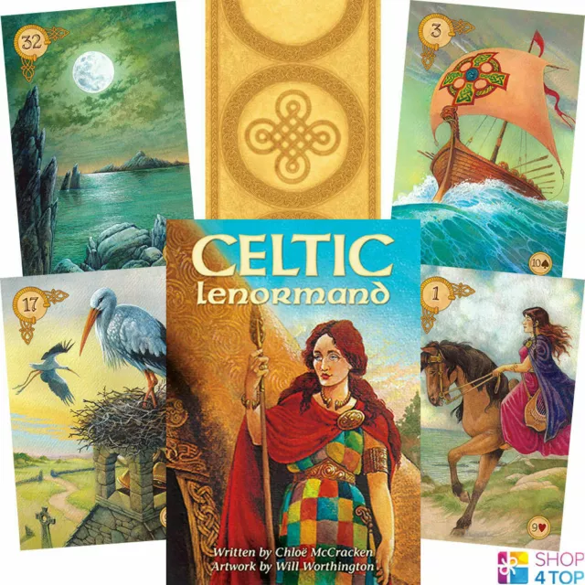 Celtic Lenormand Oracle Cards Deck Chloë Mccracken Esoteric Telling US Games