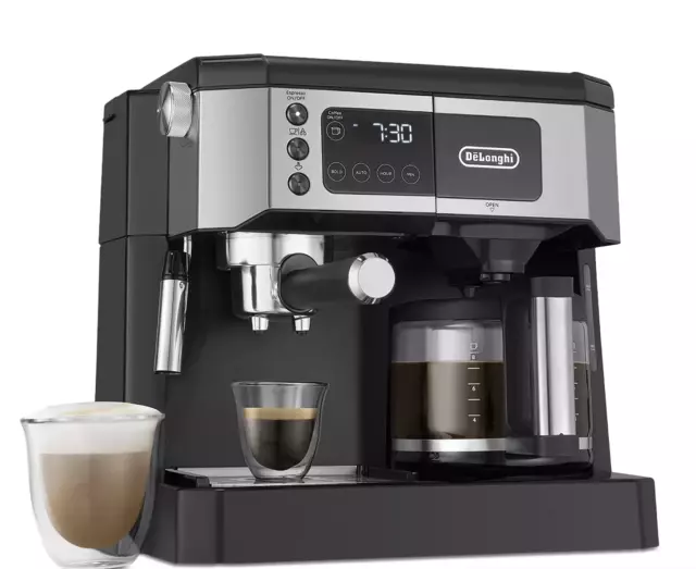 Delonghi Com530M Combination 10-Cup Coffee & 15-Bar Espresso Machine New In Box