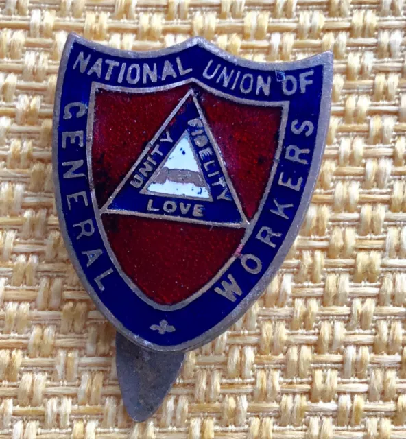 Old trade union badge National Union of General Workers