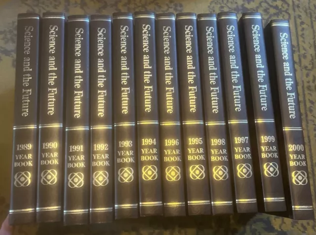 Encyclopedia Britannica Science And The Future 1989 - 2000 12 Volumes Library HB