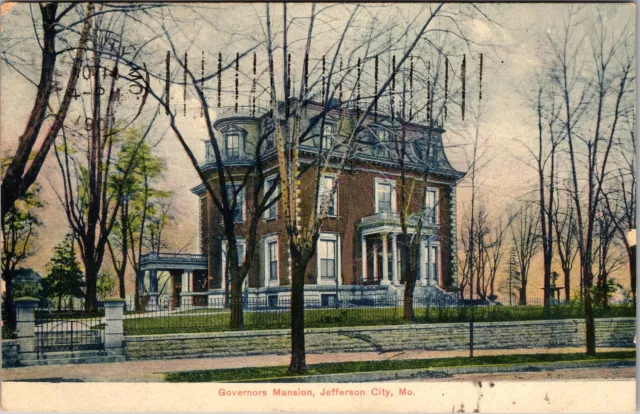 JEFFERSON CITY MO-MISSOURI, Governors Mansion, Exterior, Vintage ...