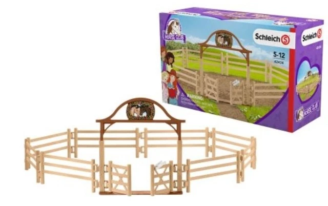 PADDOCK FENCE WITH Entry Gate | Horse Club | Schleich 42434 | 10 Piece