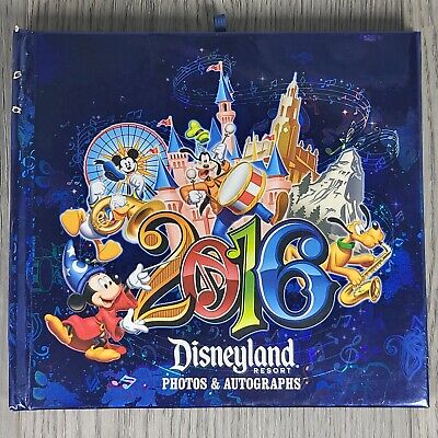New Disneyland Resort Photos & Autographs Book 2016 Disney Theme Park Souvenir