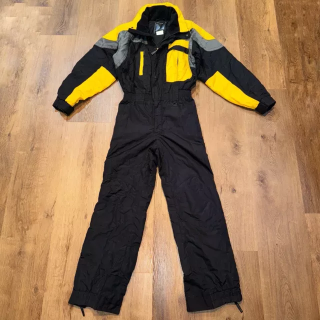 Couloir Ski Suit One Piece Snowsuit Snow bib Retro Vtg Boys Teen Kids Youth 16