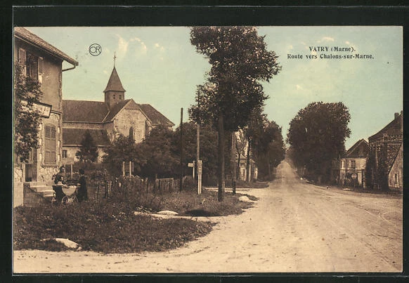 CPA Vatry, Route vers Chalons-sur-Marne