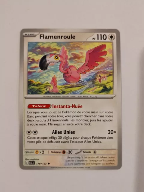 Carte Pokémon - Flamenroule 170/193 - Évolutions À Paldea EV2