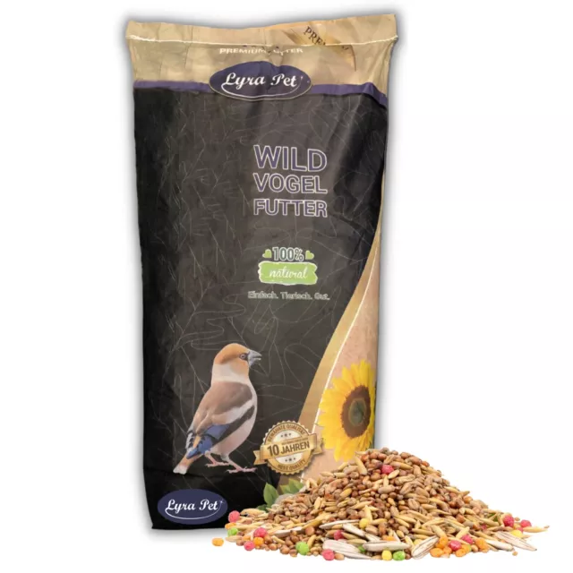 25 kg Streufutter Vogelfutter Wildvögel Mischfutter Fettfutter Vögel Lyra Pet®