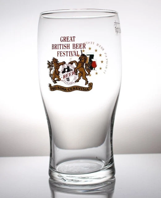 Great British Beer Festival 1992 Olympia Vintage 1 Pint Bierglas CAMRA