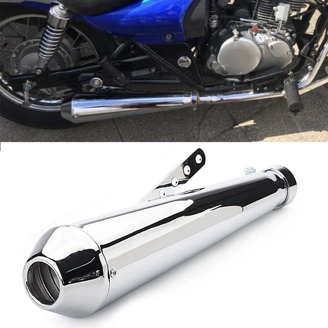 Universal Motorcycle ATV Slip-on Exhaust Muffler Pipe DB Killer Silencer 445mm