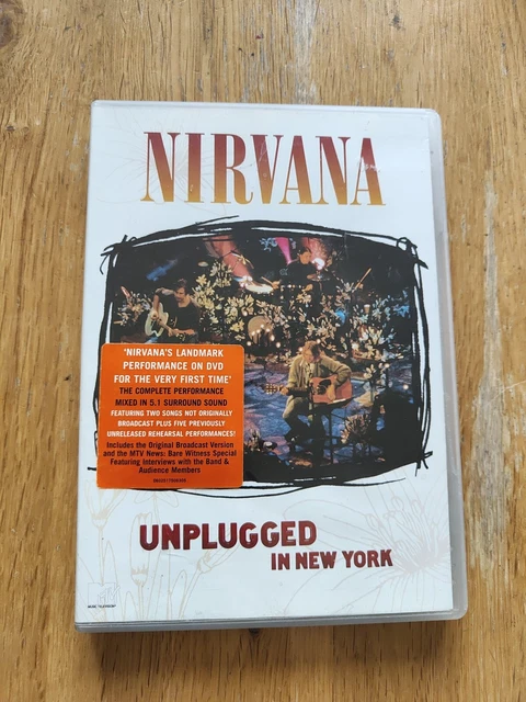 NIRVANA - UNPLUGGED In New York DVD, 2007 MTV Kurt Cobain Music Live ...