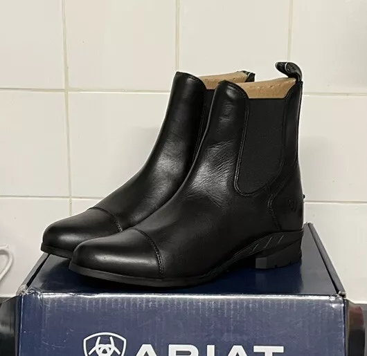 Ariat Heritage IV Women’s Black Jodphur Boots UK 8.5 New In Box 2
