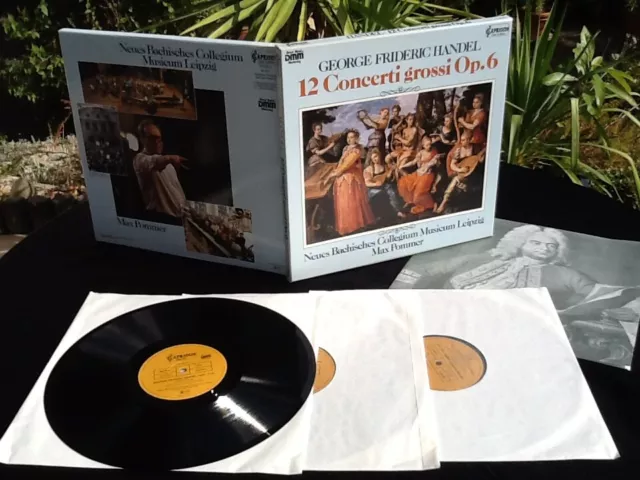 Georg Friedrich Händel (1685-1759)  12 Concerti grossi op. 6 Vinyl 3 LP-Box