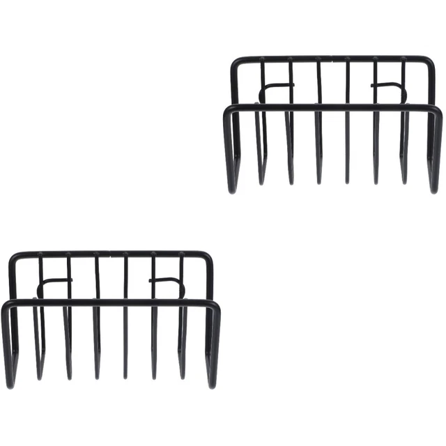 2 piezas fregadero de cocina soporte de esponja colgante cesta de acero inoxidable ventosa esponja