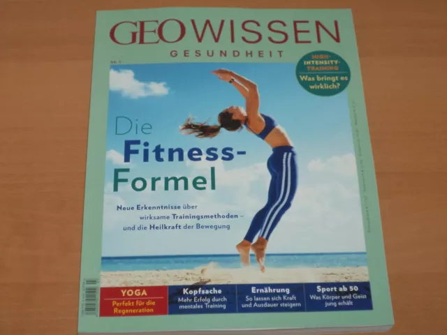 GEO WISSEN GESUNDHEIT Nr. 7 "Die Fitness-Formel" Ausgabe 2018 NEUWERTIG