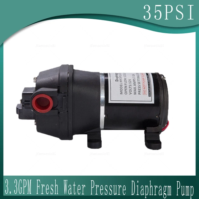 12V Diaphragm Pressure Water Pump Self Priming Sprayer Pump for RV Camper Boat