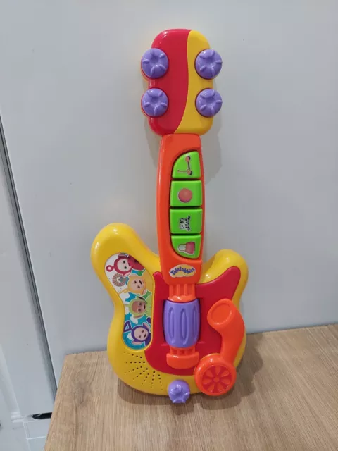 Teletubbies Guitar Musical Instrument Toy Rare Po Tinky Winky La La Dipsy