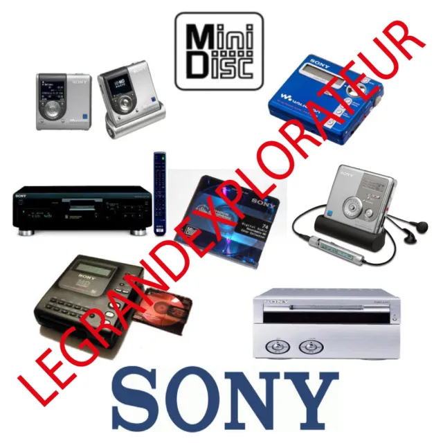 Ultimate Sony Minidisc  Repair  Service manual       275 PDF manuals on DVD