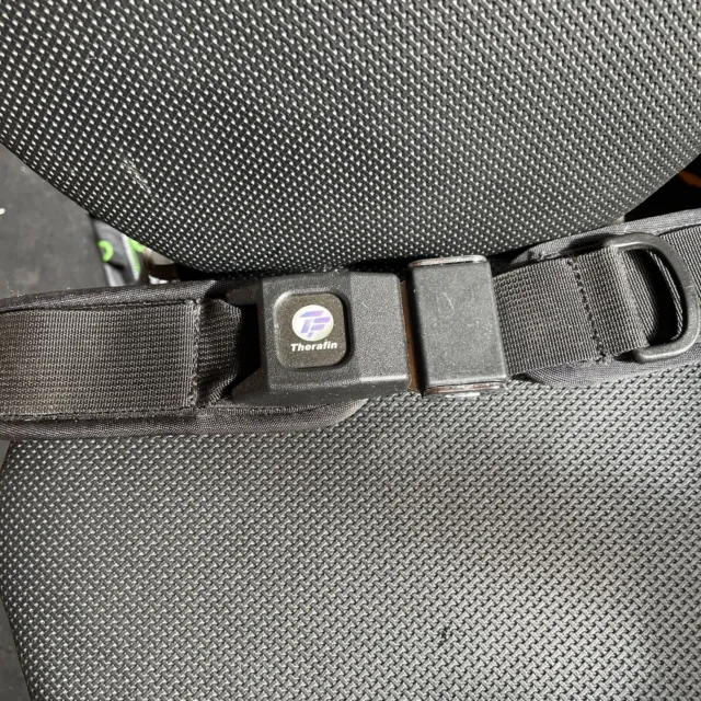 Cinturón de seguridad para silla de ruedas Therafin tamaño mediano manual/eléctrico con herrajes