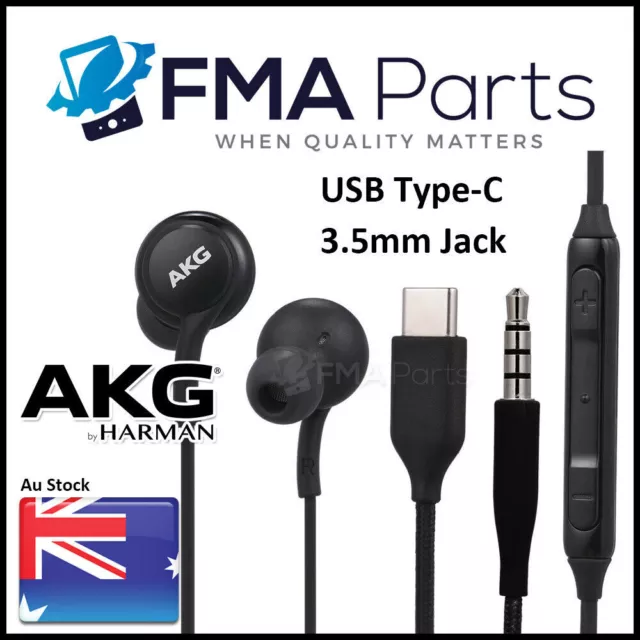 Écouteurs SAMSUNG AKG Écouteurs 3,5 mm USB-C S21 S20 S10 Note 10 20 21 Plus...