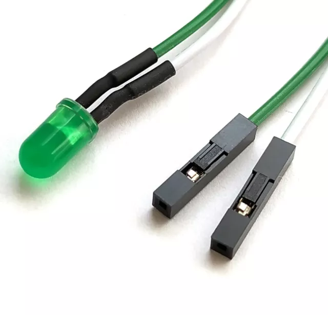 HDD LED / Power LED - grün - für PC Computer Server Gehäuse Mainboard Anschluss