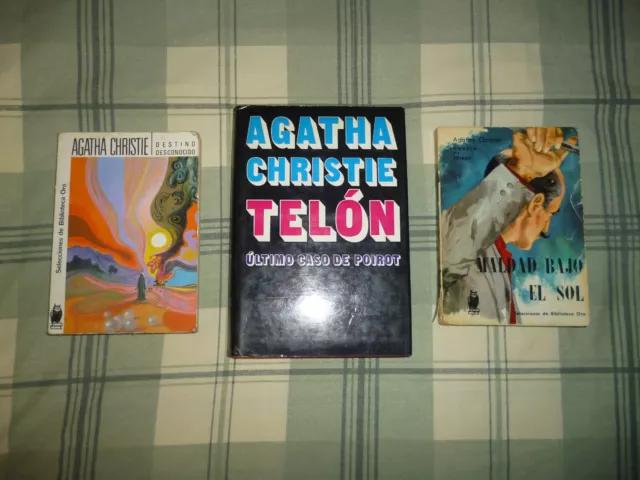 Tres novelas de Agatha Christie de la editorial Molino