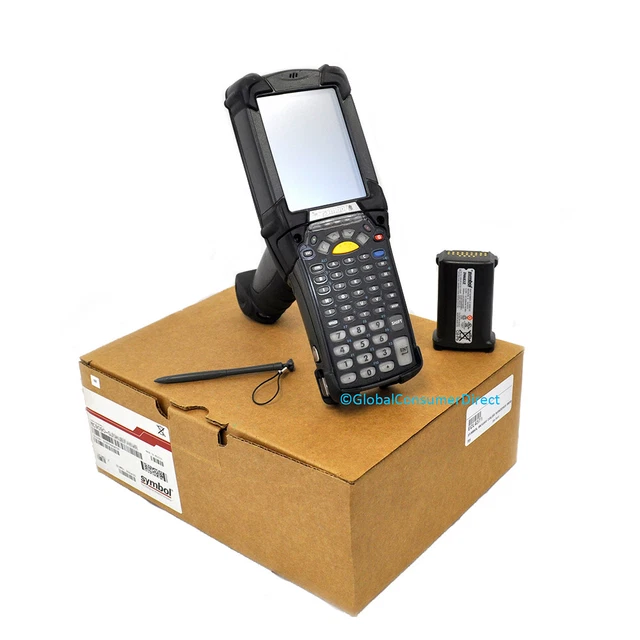 Symbol MC9090-GJ0HBEGA2WR – 1D Long Range Barcode Terminal, 64/64MB, 53 Tasten, Gebraucht