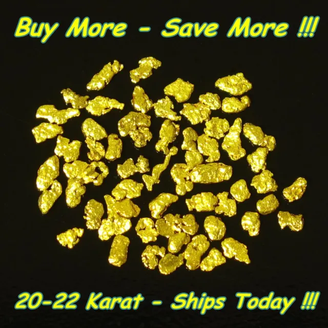 .520 Gram Gold 18-20k Alaska Natural Raw Placer Alaskan Nugget Bering Flake Fine