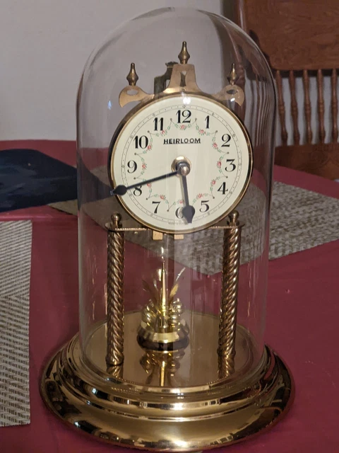 s haller clock heirloom anniversary converted to quartz movement