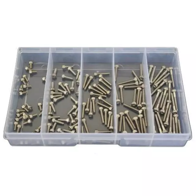 G304 Stainless M3 (3mm) Socket Cap Screw Assortment Kit Allen Bolt #173