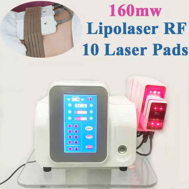 160mw home red light therapy diode laser pad with radiofrequency body massage