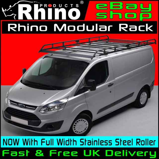 FORD TRANSIT CUSTOM Roof Rack Rhino Modular + Roller SWBL1 LOWH1 2013