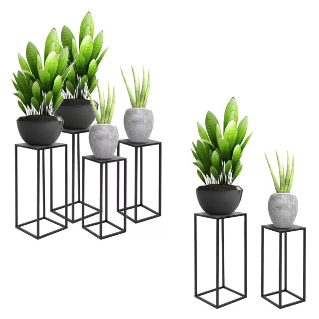 Juego de maceteros modernos para plantas hierba maceta decorativa terraza metal