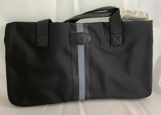 DAVID BECKHAM BLACK Weekender / Travel Bag With Grey Stripe *New £7.00 -  PicClick UK