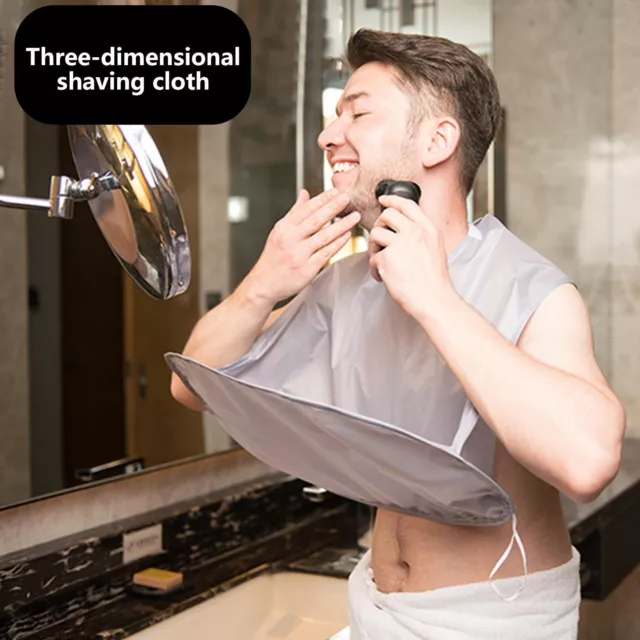 Beard Trimmer Catcher Shaving Apron Bib Moustache Grooming pubic hair ring