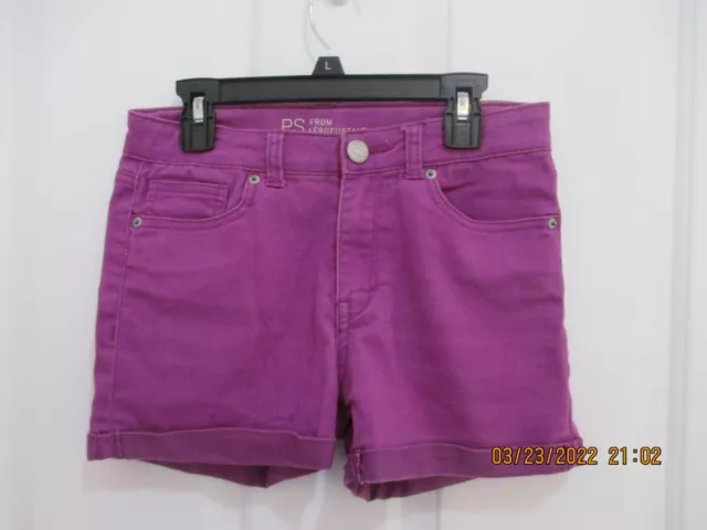 girls PS from Aeropostale size 12 adjustable waist shorts