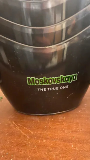 Moskovskaya Vodka,Eiswürfelkühler Eisbox Eiswürfelbehälter Flaschenkühler