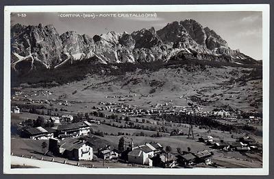 CORTINA BL TOFANE no vg 3 cartoline CRISTALLO SORAPIS f.p. 